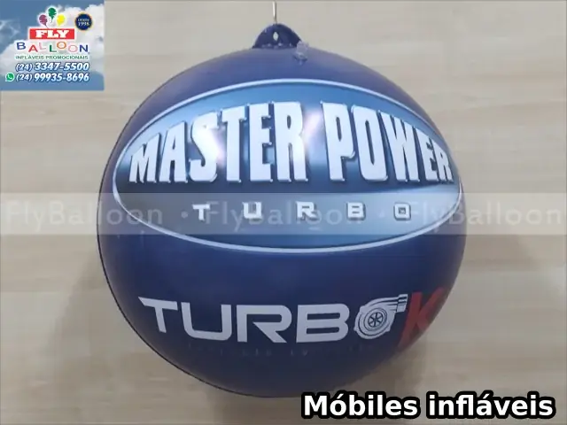 Móbile inflável promocional Master Power Turbo