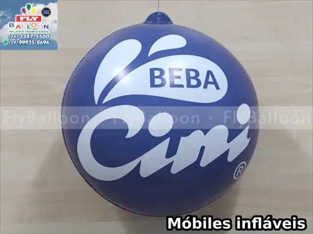 Móbiles infláveis promocionais Refrigerantes Cini